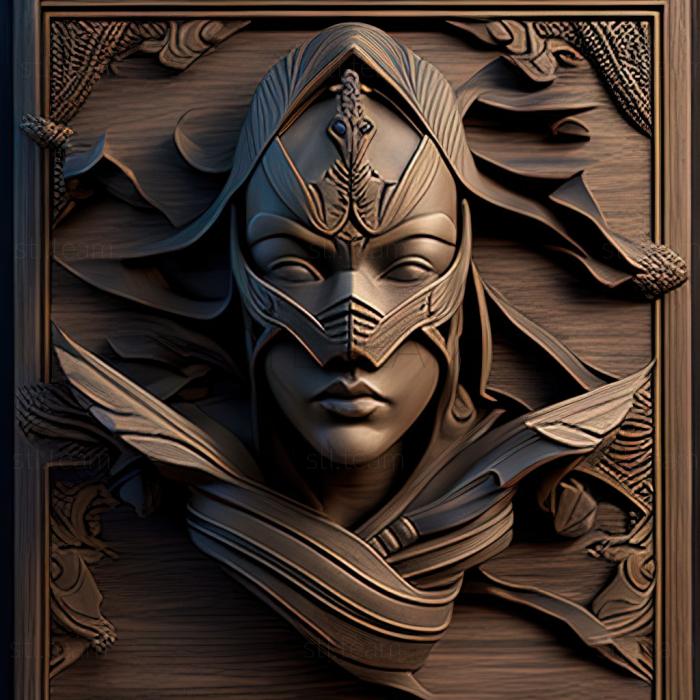 3D модель Ул Китана Mortal Kombat (STL)